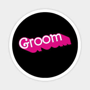 Groom Barbie logo Magnet